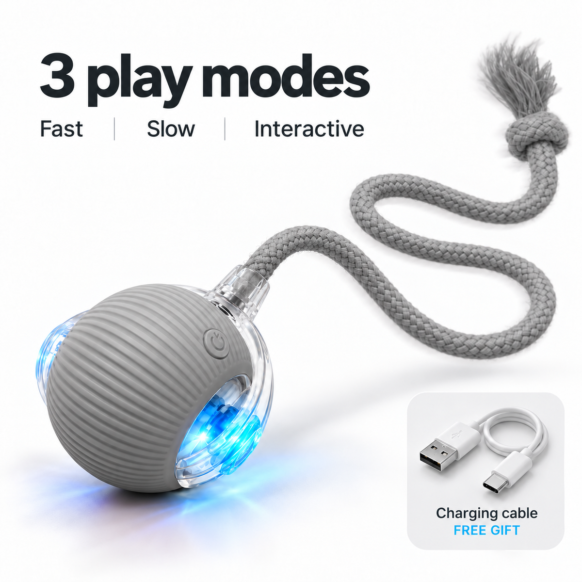 CatchMe — Smart Interactive Chase Ball for Dogs