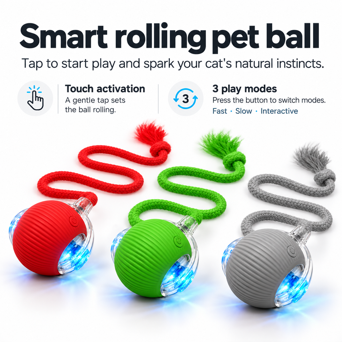CatchMe — Smart Interactive Chase Ball for Cats